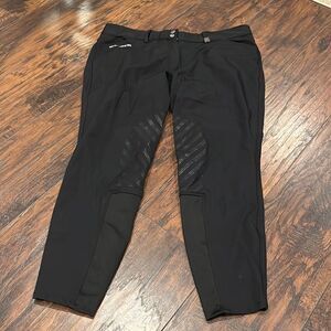 Romfh breeches riding pants in black size 36R 20 US size in GUC